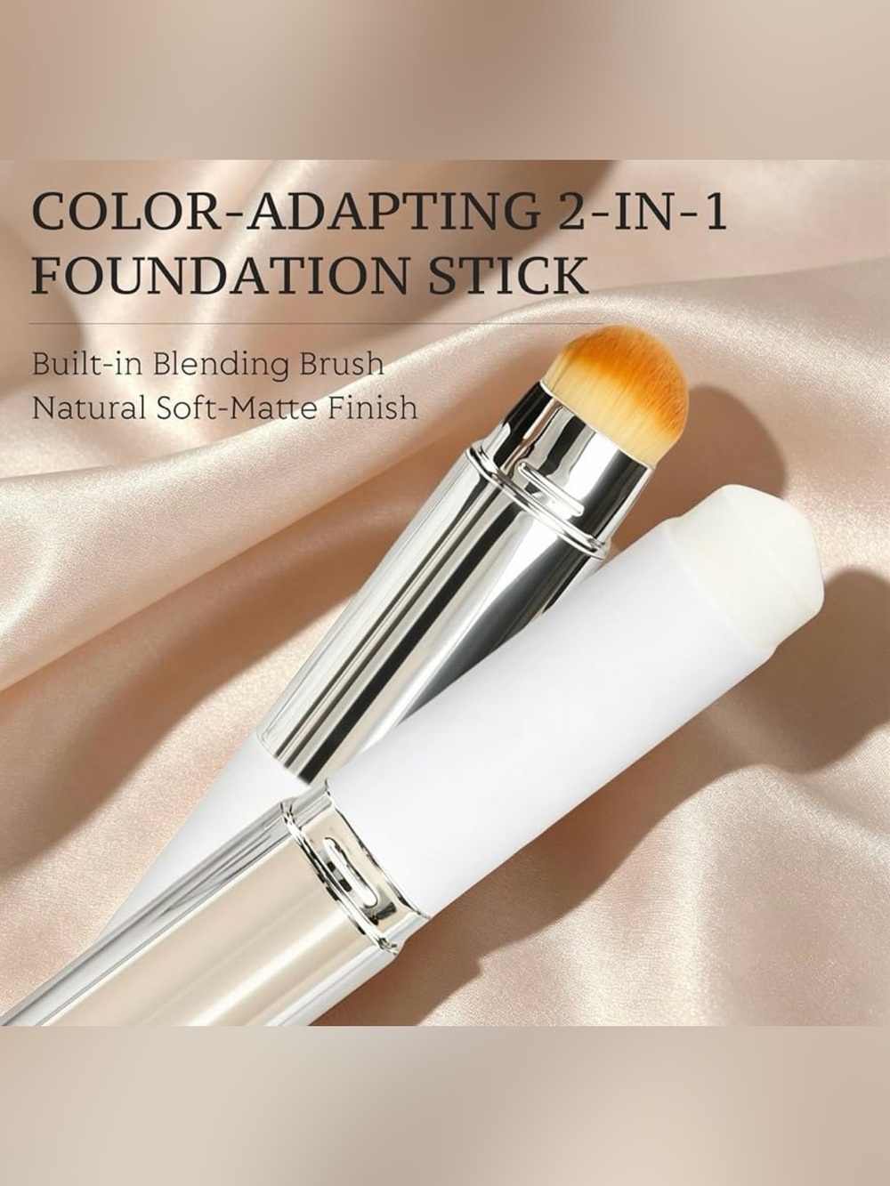 Color-Changing Foundation Stick with Brush - Natural - Picture 4 of 5
